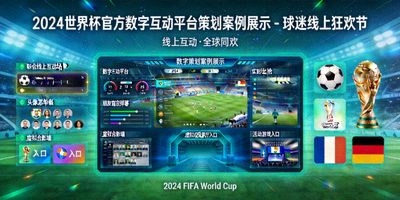 2024世界杯官方数字互动平台策划案例展示 - 球迷线上狂欢节