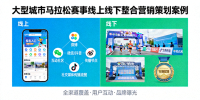 大型城市马拉松赛事线上线下整合营销策划案例